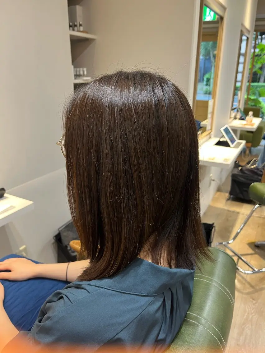 セミロング 小鴨 美佳のヘアスタイル