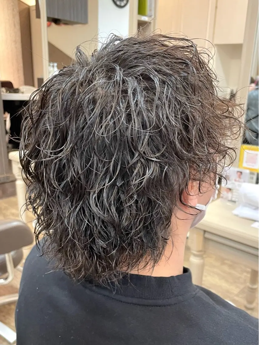 【メンズ限定】ツイストスパイラルパーマ+カット+ノナケアの写真