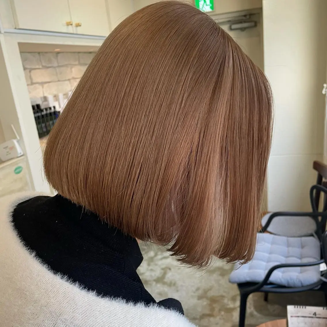 ショート カラー 北川 智海のヘアスタイル