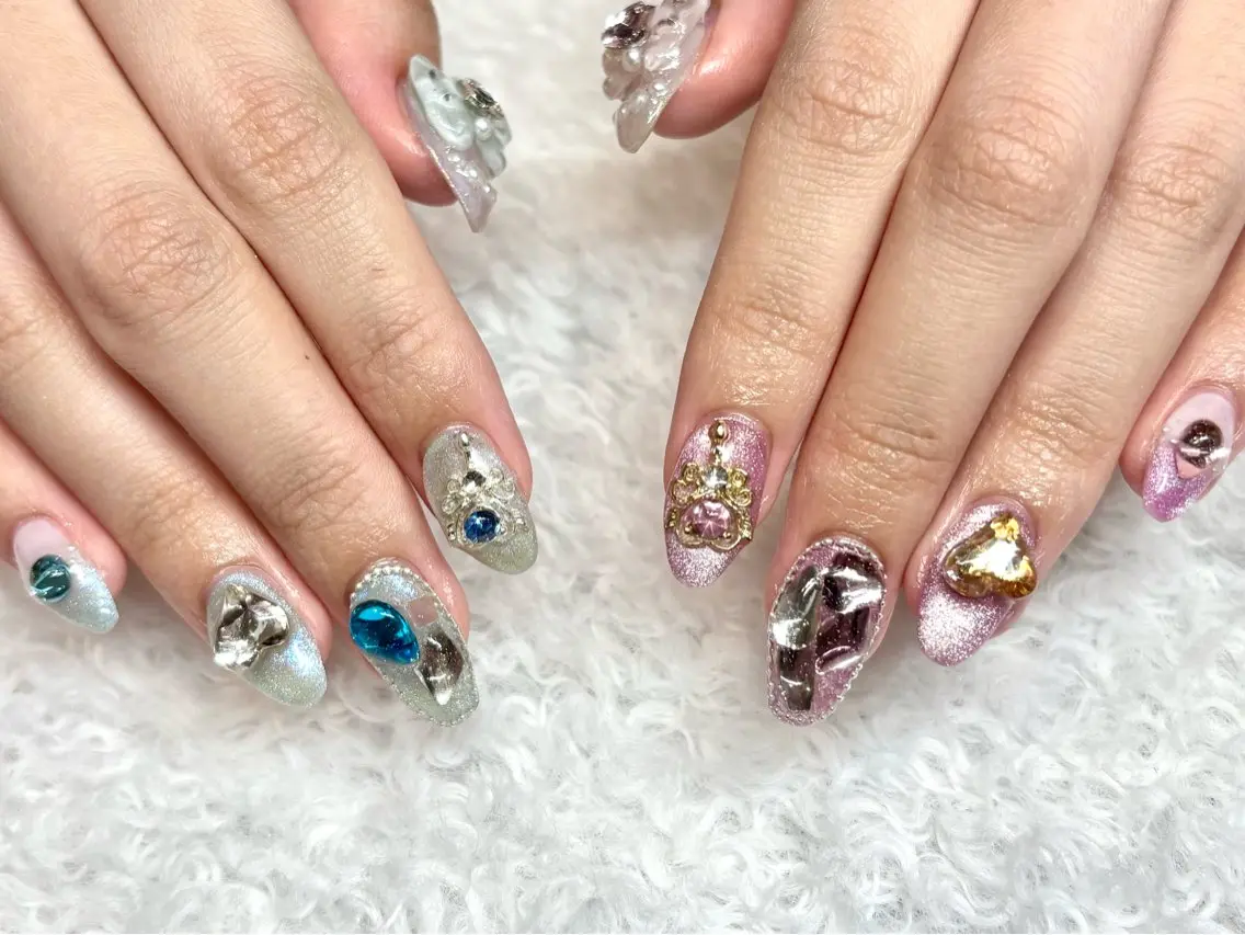ネイル ハンドネイル 田中 梨奈のネイルデザイン