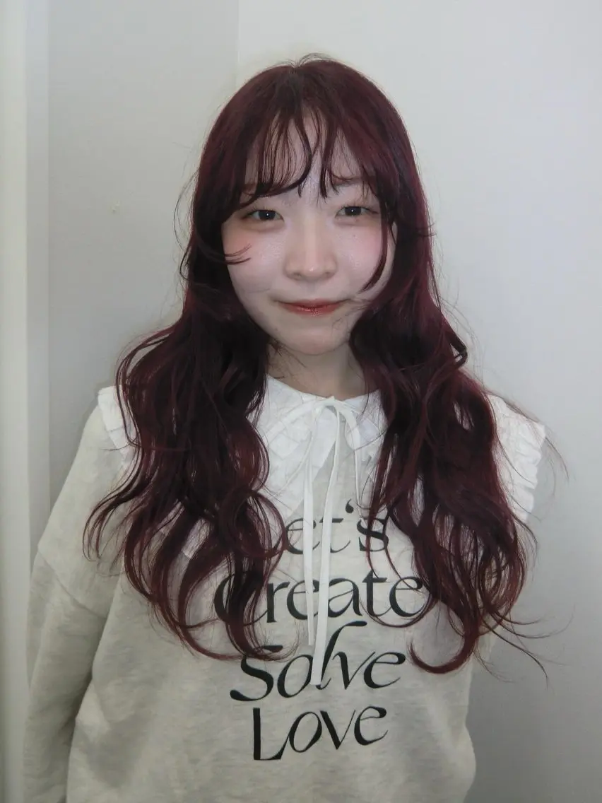 ロング ヘアカラー トリートメント ブリーチなしwカラー 🐈⬛kotoseのヘアスタイル