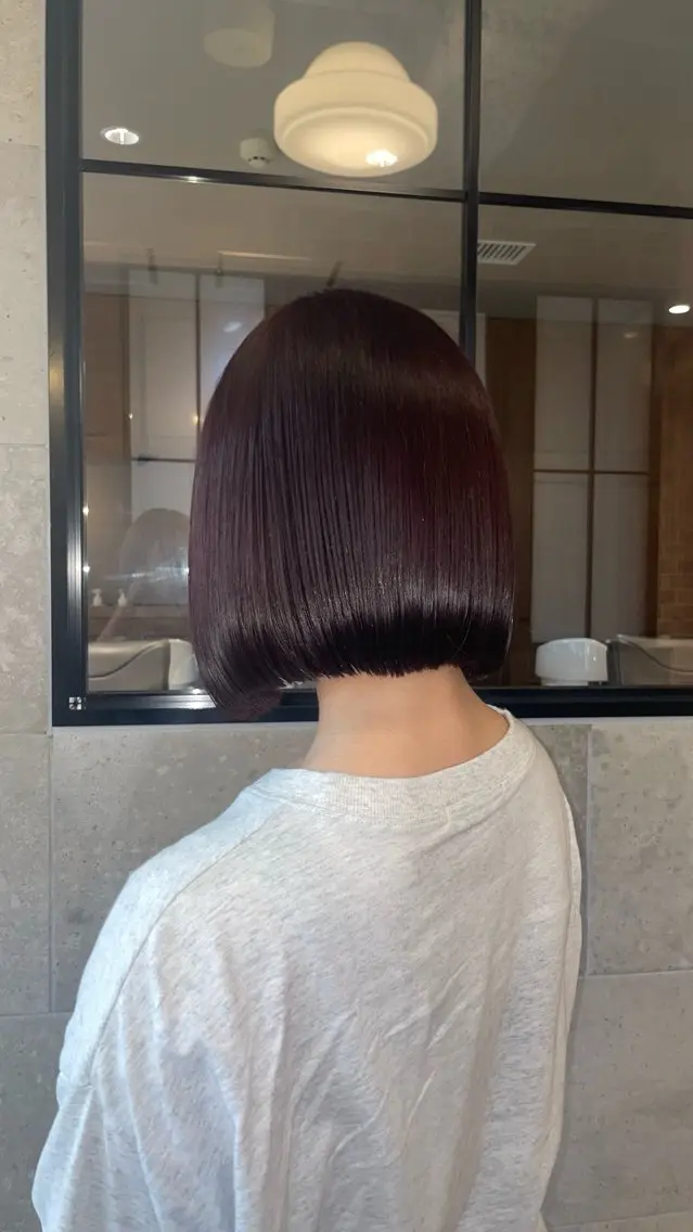 ショート カット ヘアカラー 銀座ボブカラーパーマ misakiのヘアスタイル