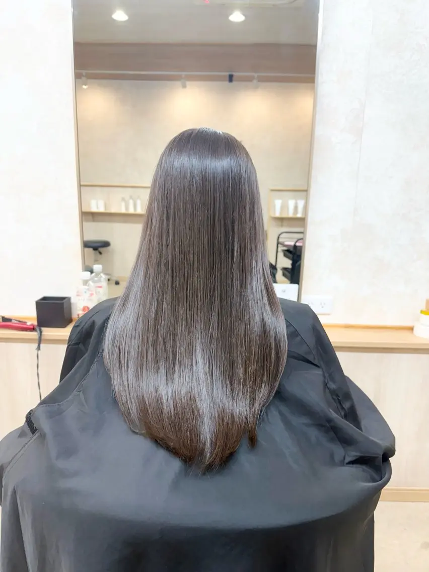 ロング 縮毛矯正 Nanami． 七海のヘアスタイル