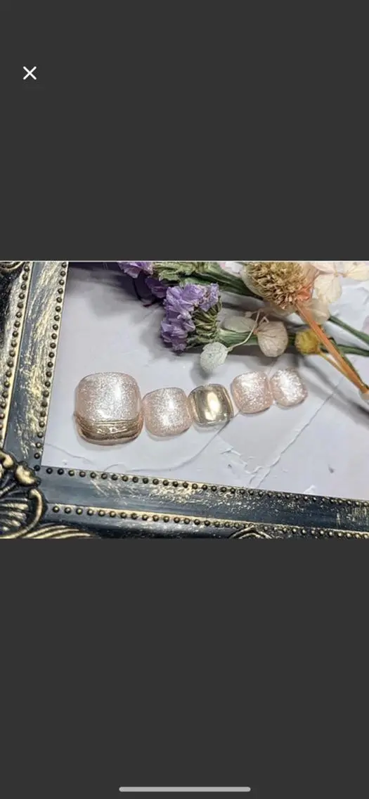 フットバス付き♪可愛いアートコース　￥5980の写真