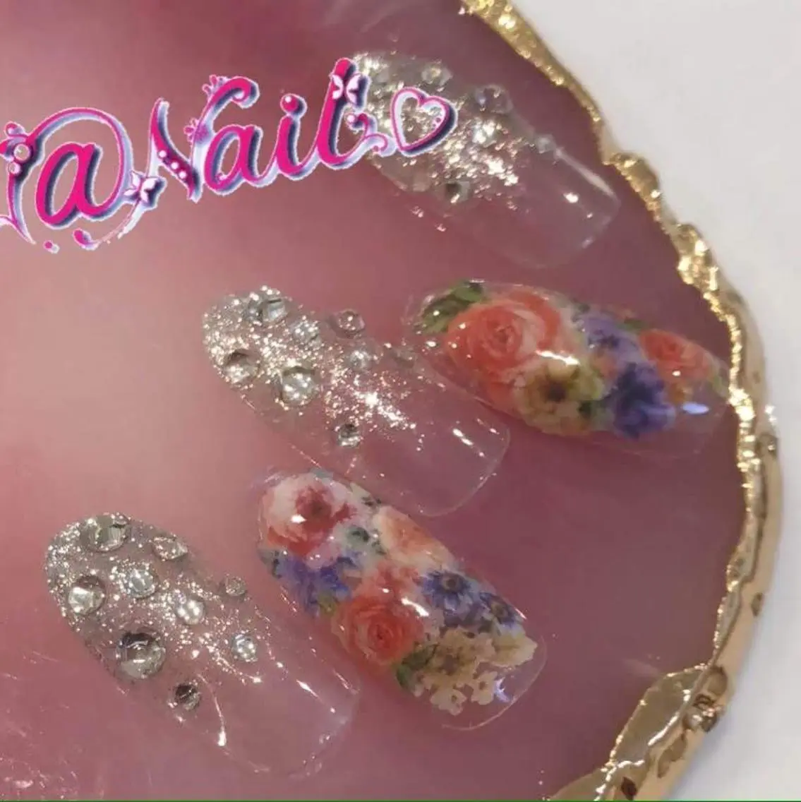 ネイル ネイルチップ 小尾 栞のネイルデザイン