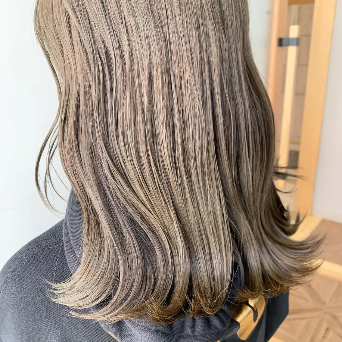 ミディアム ヘアカラー フリーランス　美容師 cayocoのヘアスタイル