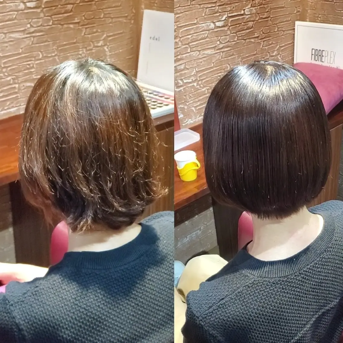ショート カラー 髪質改善 ヘアカラー 縮毛矯正 髪質改善 常世田のヘアスタイル