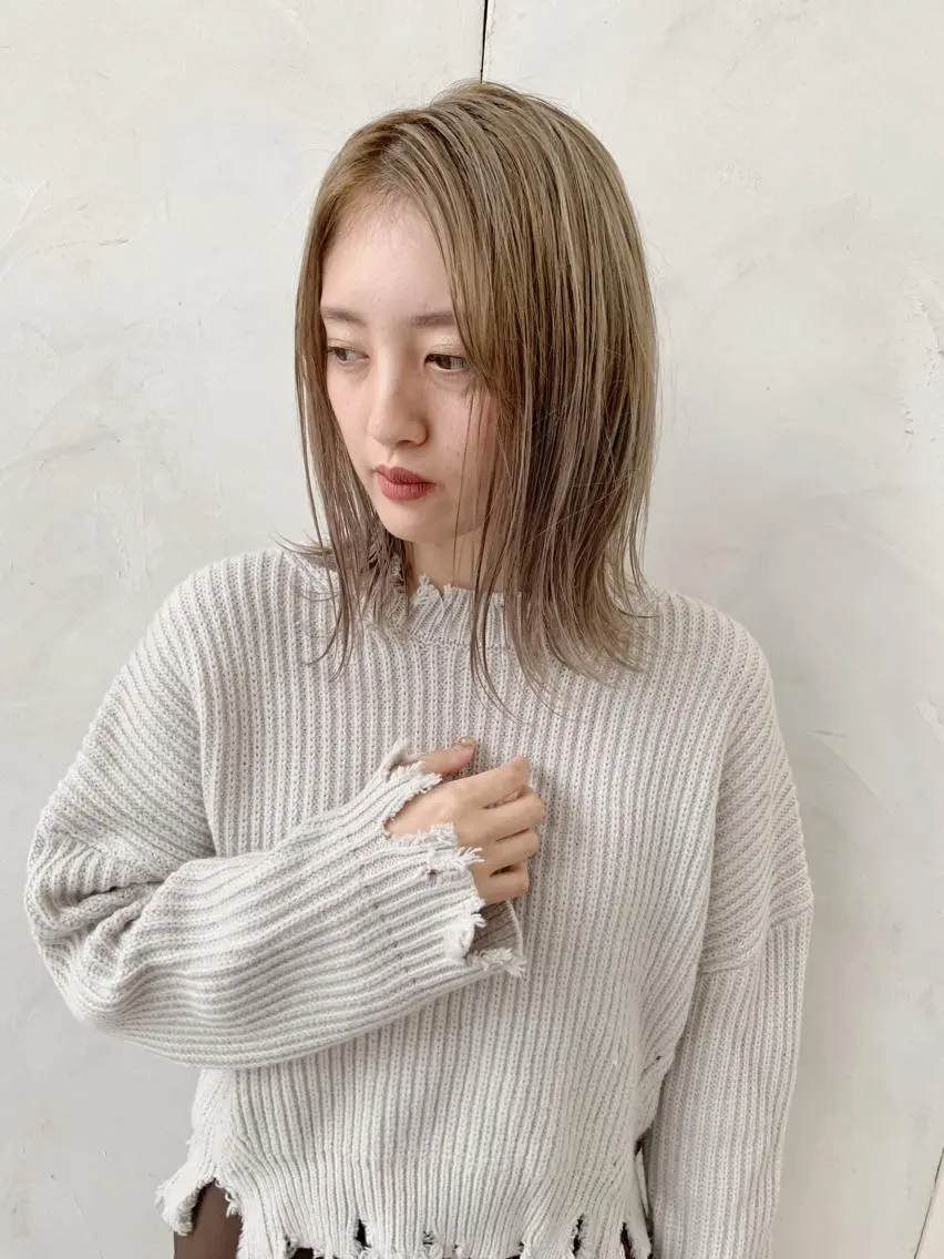 似合わせカット+ブリーチ+フルカラー✨（ケアブリーチ込）の写真