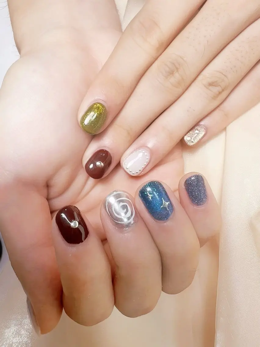 ネイル ハンドネイル Rarity Nail💗ちなつのネイルデザイン