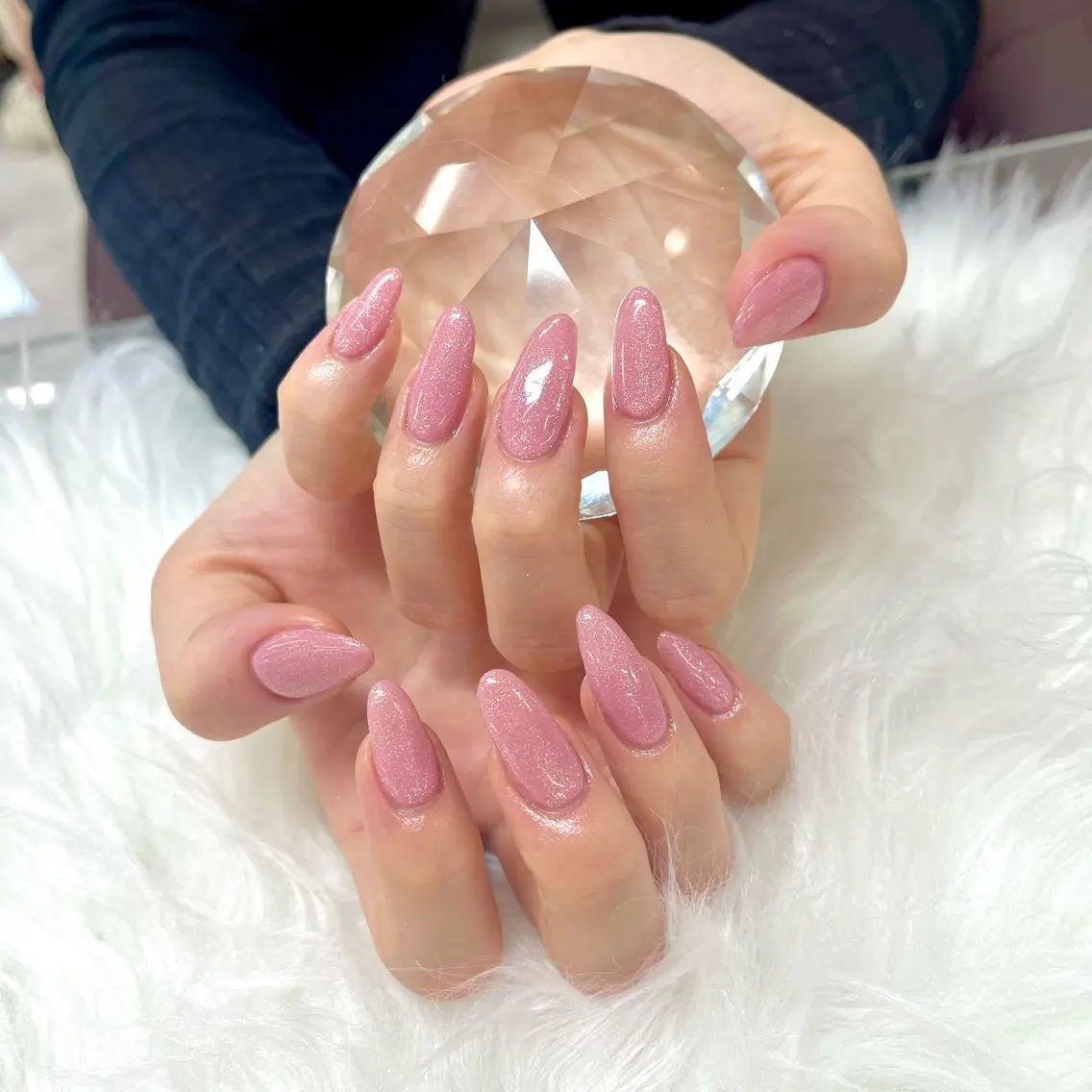 ネイル 長さ出し feminine nailのネイルデザイン