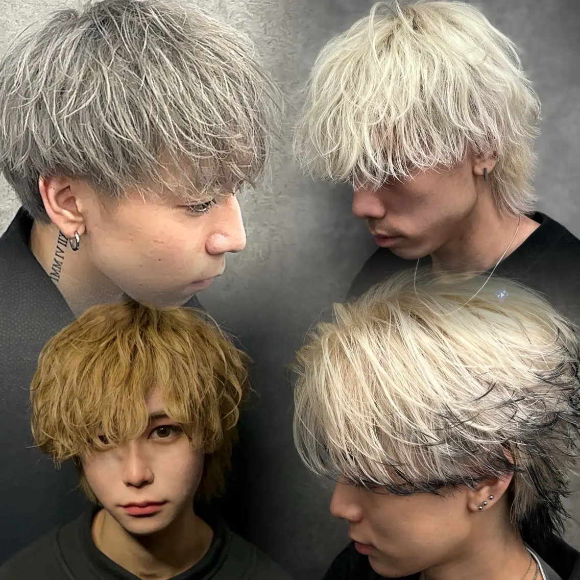 カラー パーマ メンズ メンズブリーチ ブリーチ カット ヘアカラー 札幌メンズ指名 No. 1/光👑のヘアスタイル
