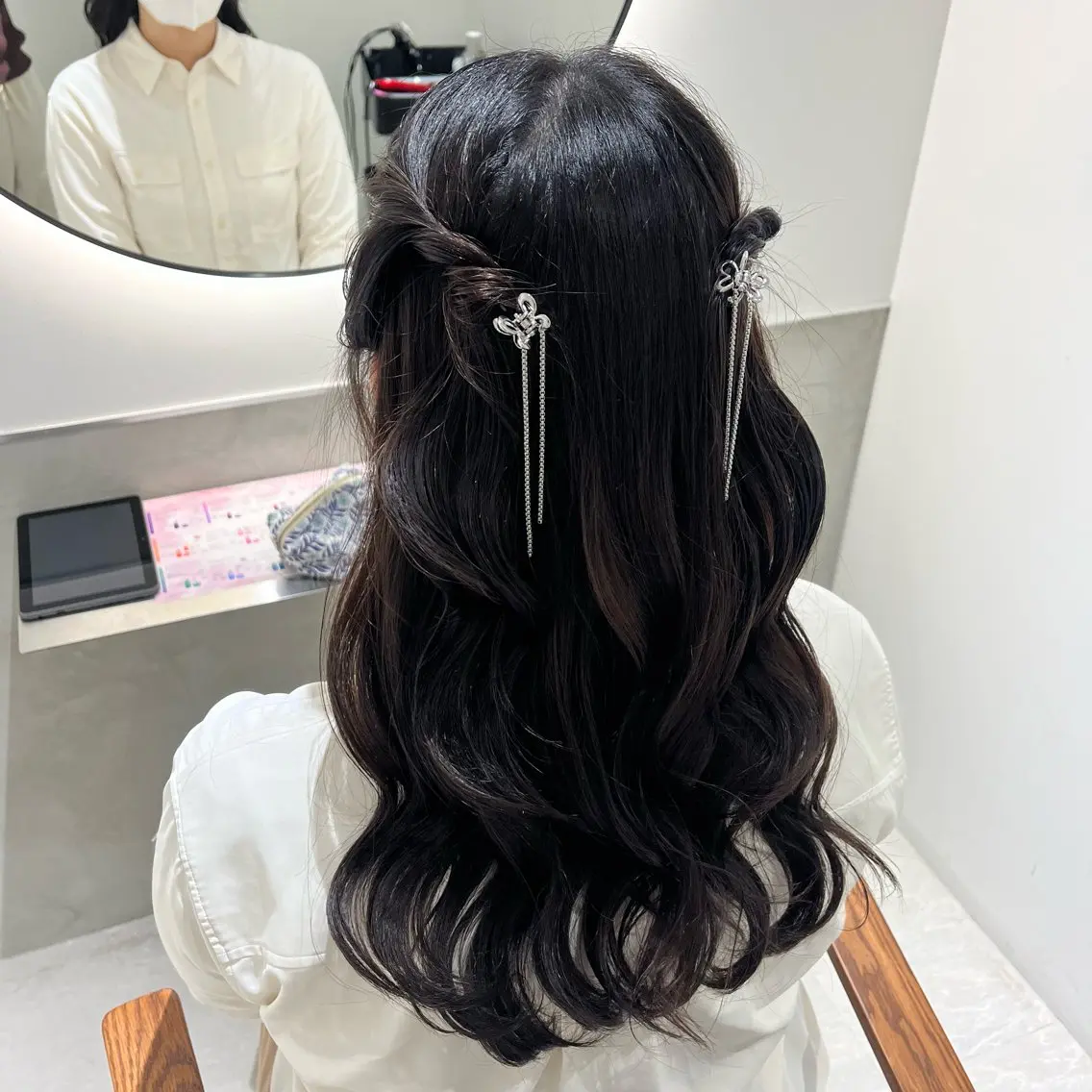 ヘアアレンジ ヘアセット 髪質改善/レイヤー× 縮毛矯正🤍maiのヘアスタイル