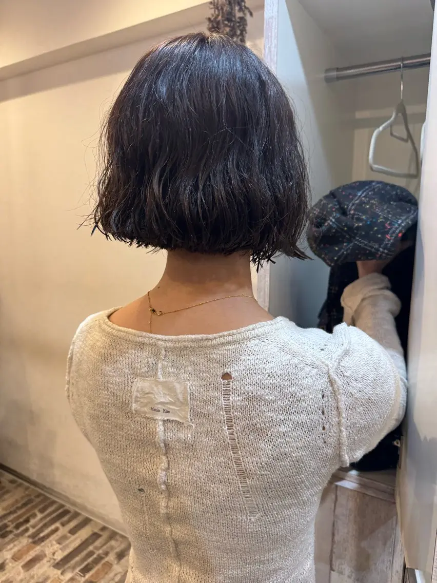 【オールメニュー🌷】カット+フルカラー+パーマの写真