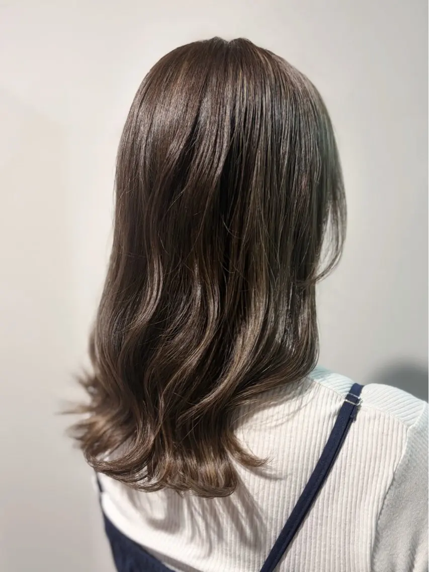 カラー アッシュ ブラウンカラー 透明感カラー ヘアカラー 艶カラー/ブリーチ/ 髪質改善🫧アリサのヘアスタイル