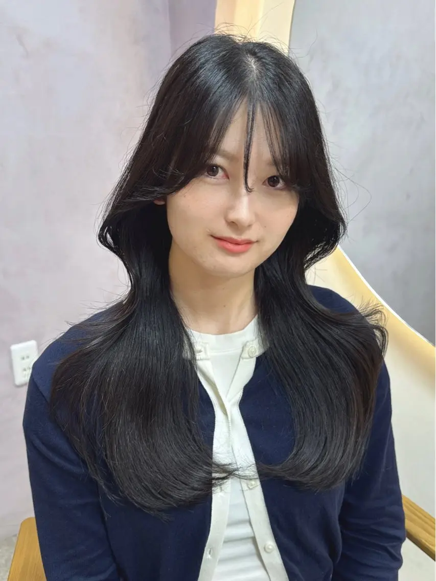 ロング カット ヘアカラー トリートメント トレンド韓国レイヤー 🇰🇷のんのヘアスタイル