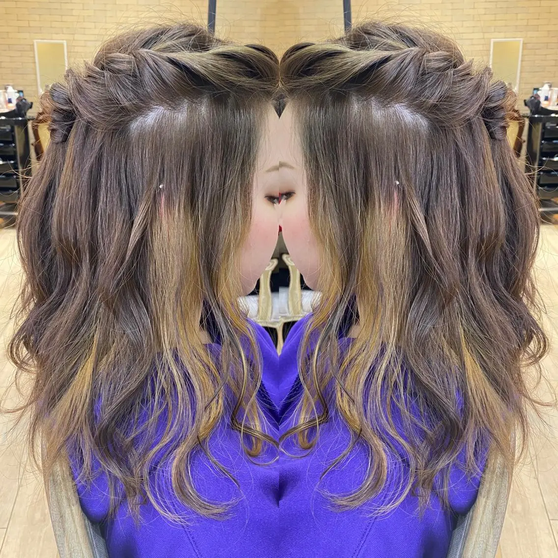 セミロング ヘアカラー トップスタイリスト/ アユミのヘアスタイル