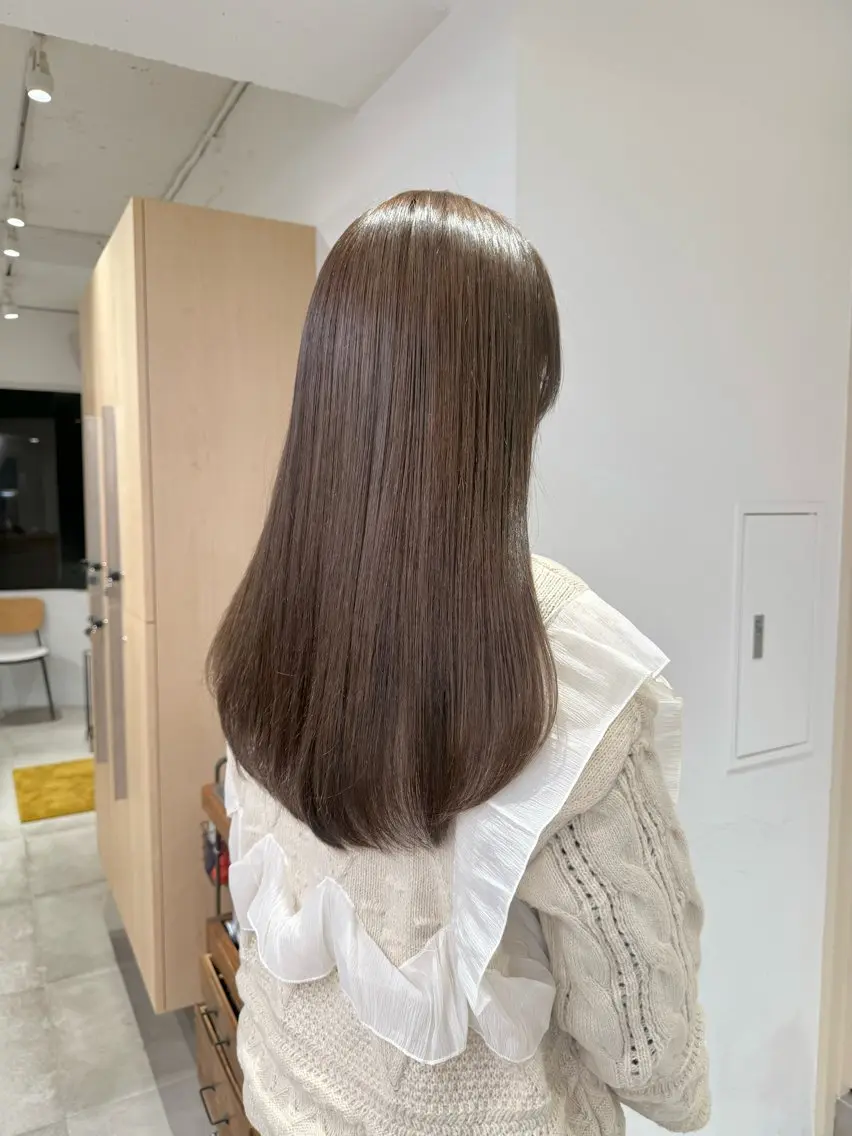 ロング カラー ヘアカラー トリートメント noa/ 渋谷のヘアスタイル