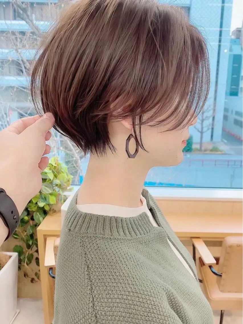 ショート ショート、ボブ満足度 100%✂️根来悠斗のヘアスタイル