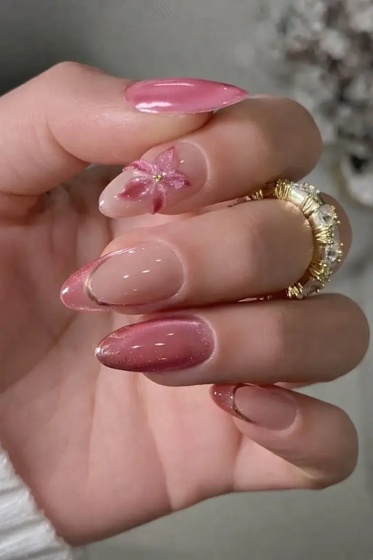 ネイル フレンチネイル ジェルネイル 韓国ネイル ニュアンスネイル ピンク n2 nail daikokuchoのネイルデザイン