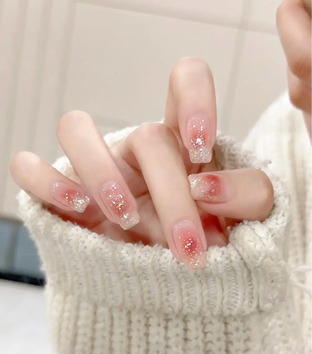 ✨超人気✨チーク➕ラメorフラッシュグラデーション✨初回ソフトジェルオフ無料の写真