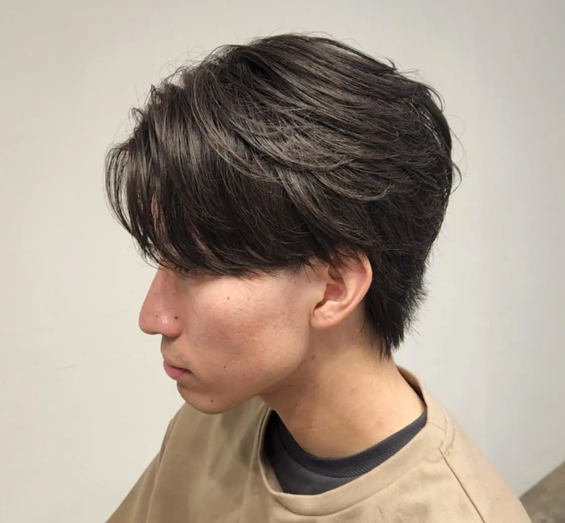 ショート メンズ パーマ 【イケメン風パーマ】 SHOFYのヘアスタイル