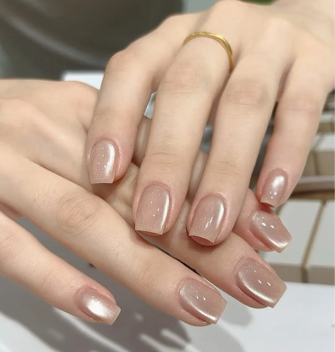 ☆【平日17:00まで限定】（オフあり）ちゅるん★SNS映えマグネットネイル¥6980→¥4980の写真