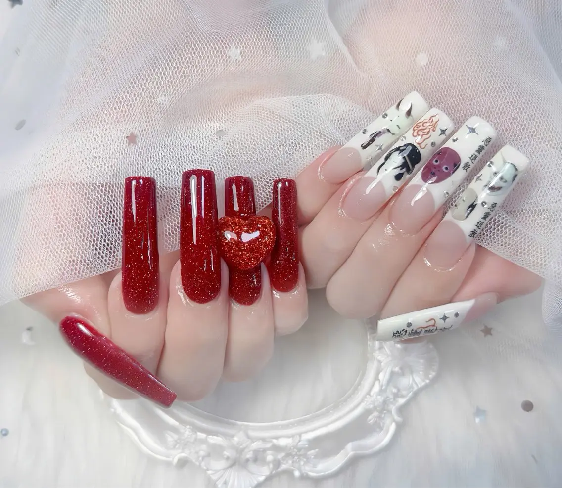ネイル チークネイル 長さ出し フレンチネイル ジェルネイル グラデーション ハンドネイル THANHTHANH NAILのネイルデザイン