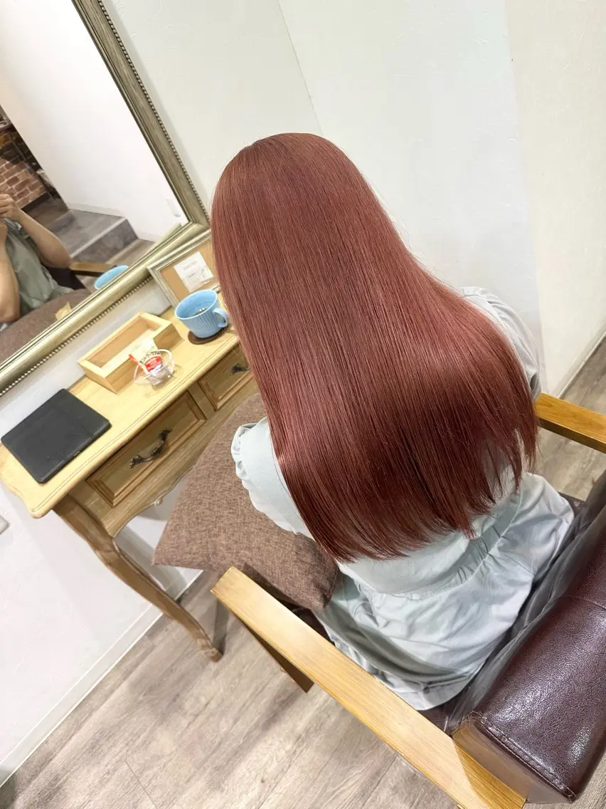セミロング カット ヘアカラー トリートメント 粕川 達哉のヘアスタイル