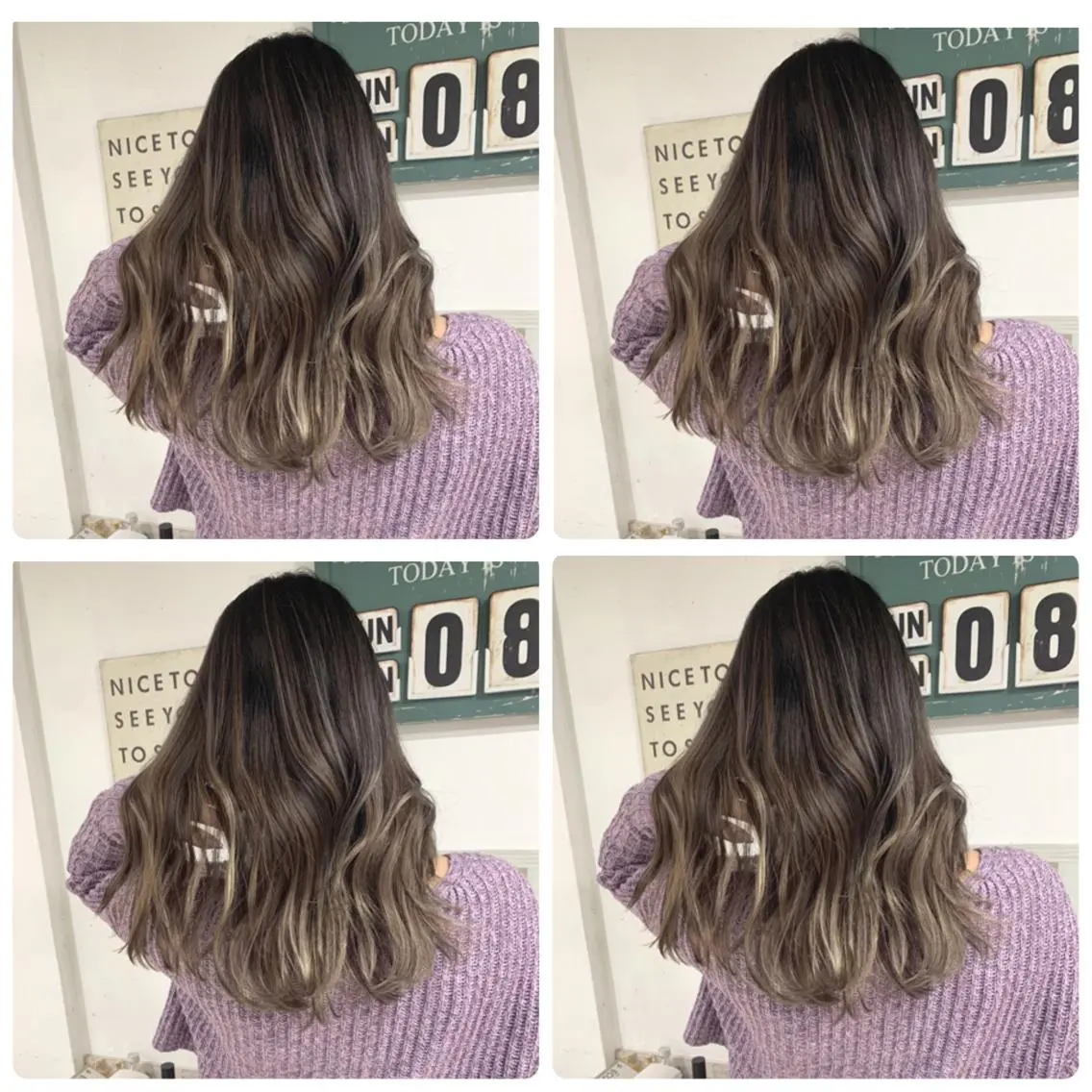 ロング カラー カット ヘアカラー 京都大人女性ショート 徒歩1分/秋山のヘアスタイル