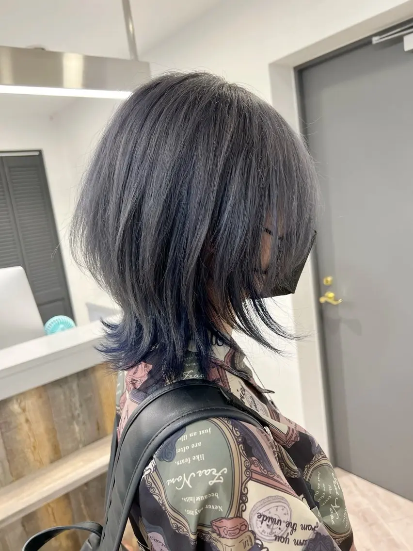 ミディアム ♡似合わせ ♡ハイトーン♡のヘアスタイル