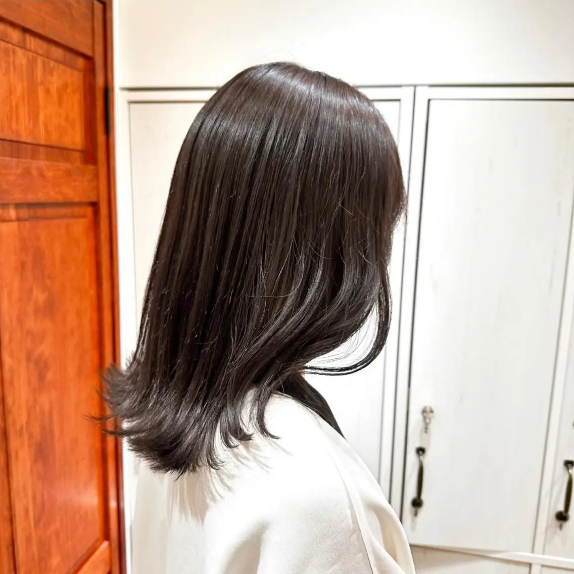 ミディアム カット ヘアカラー トリートメント 🦋トレンドヘア🦋 竹内克弥のヘアスタイル