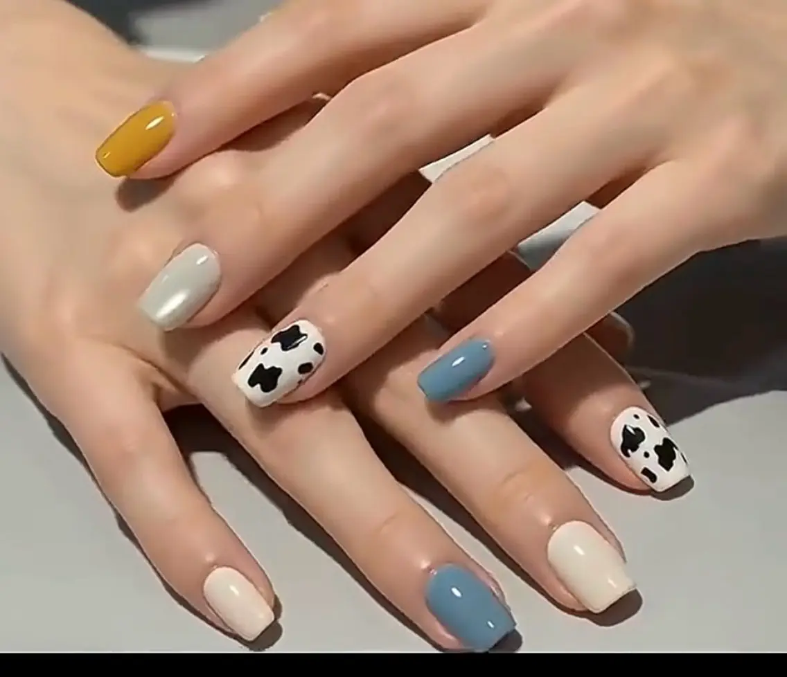 ネイル アニマル柄 べっ甲ネイル ボルドー ブラウン ジェルネイル Rika nail cocoのネイルデザイン