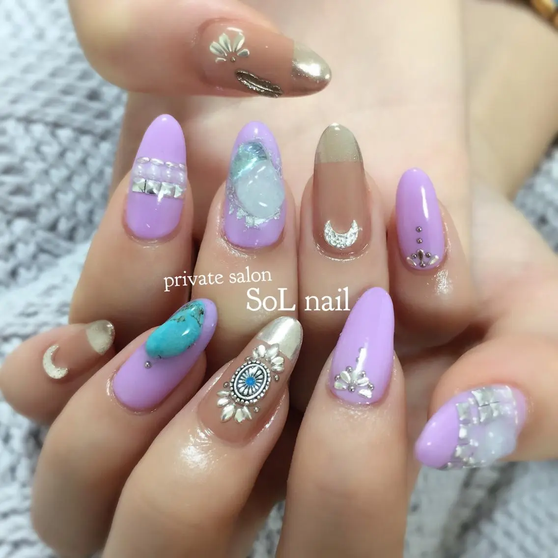 ネイル ハンドネイル SOL NAILのネイルデザイン