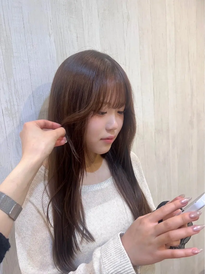 【似合わせ】one color+3steptreatment🫧の写真