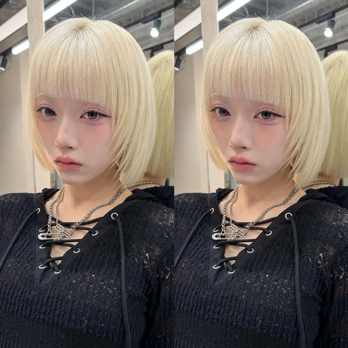 ショート ボブ 🎀ショート×ボブ 🎀韓国レイヤー諒のヘアスタイル
