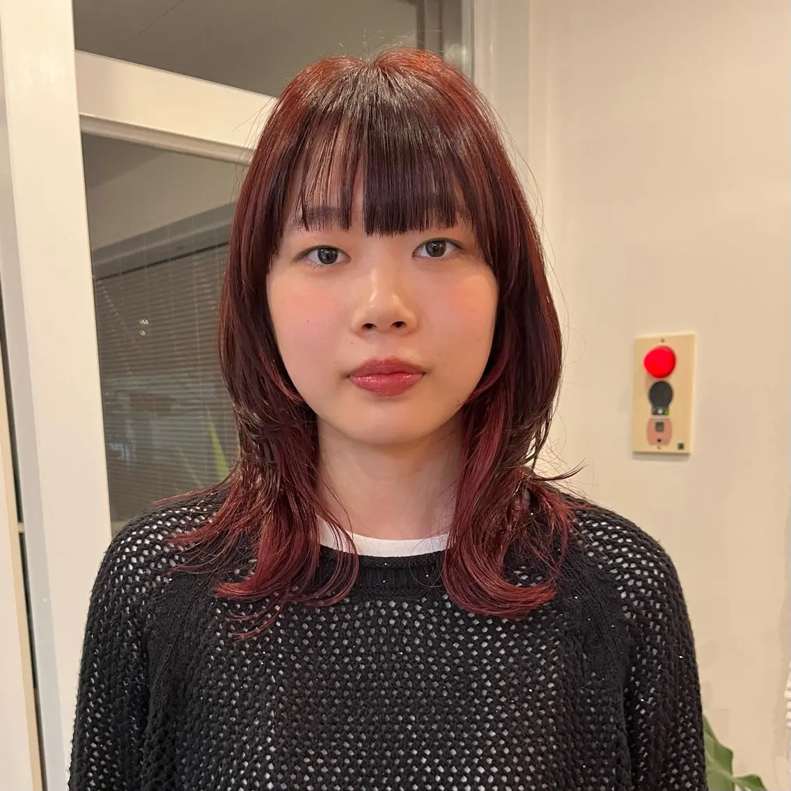 セミロング ウルフカット カット ヘアカラー NAO ꩜✧˖°.のヘアスタイル