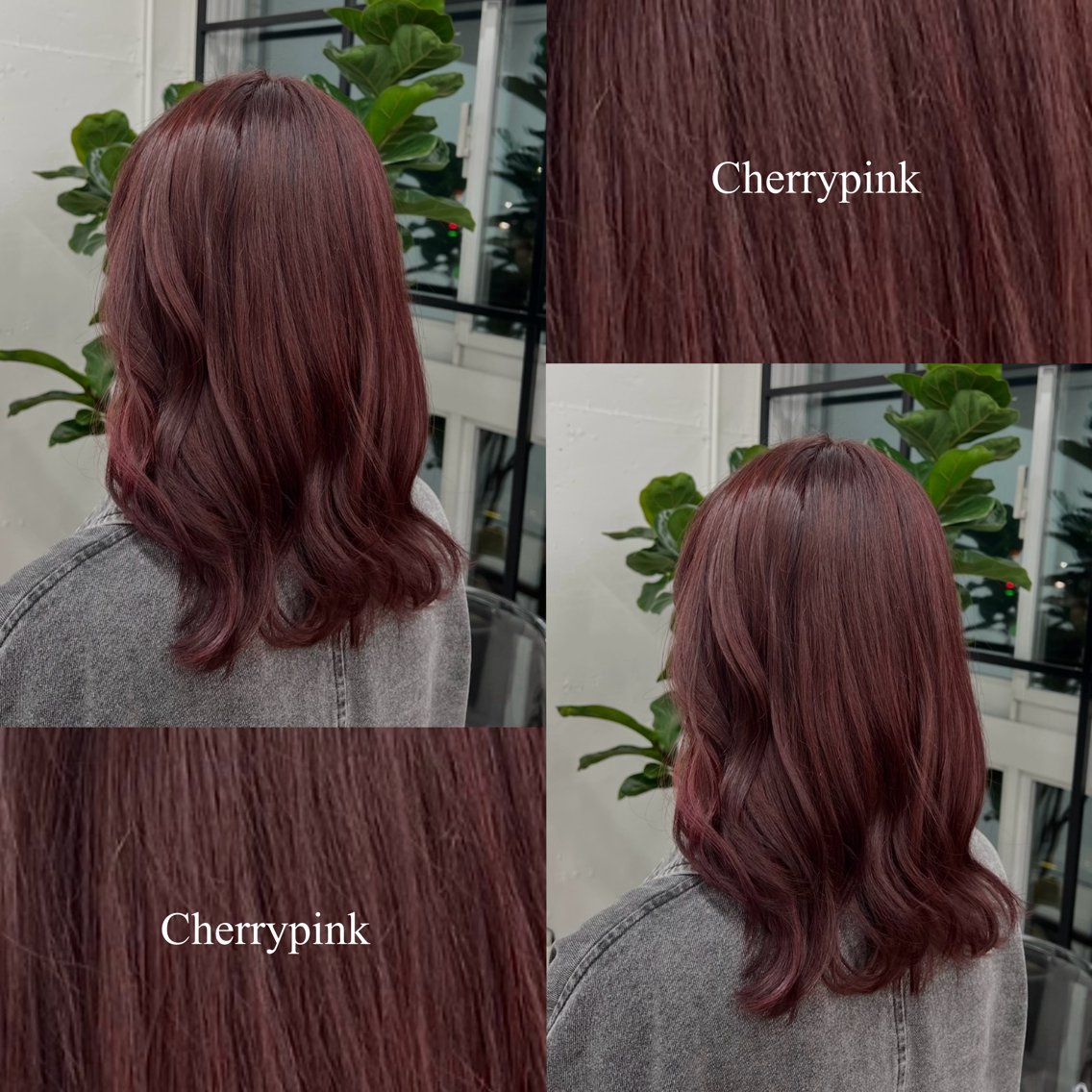 ミディアム カラー ボルドーカラー ブラウンカラー ピンクカラー ピンクブラウン カット ヘアカラー 🍊あすか🍊 JILLSTUDIOのヘアスタイル