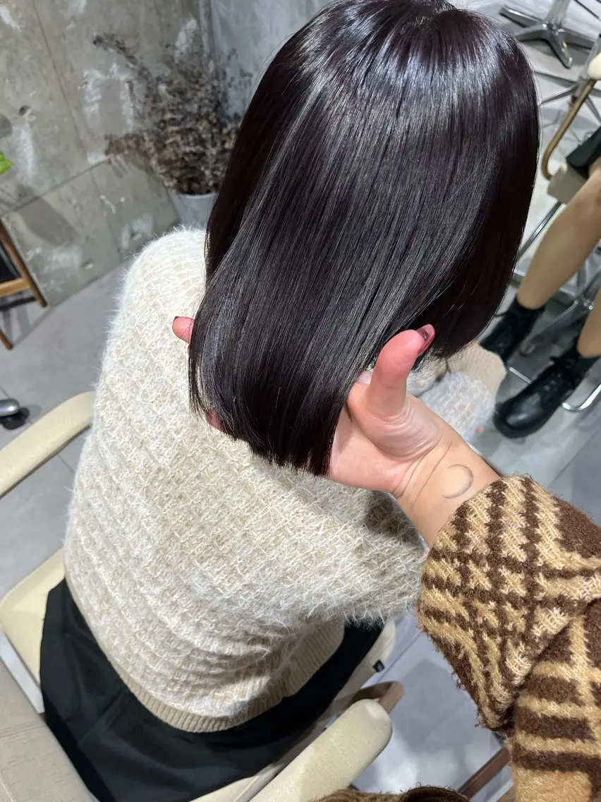 ショート カラー ヘアカラー かわにし ひなた🐰のヘアスタイル
