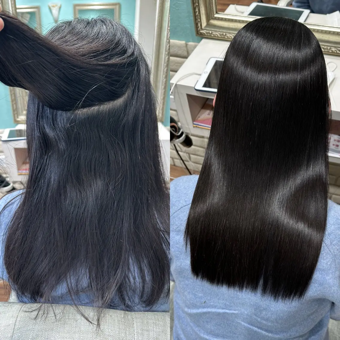 ロング カラー ブリーチ 髪質改善 縮毛矯正 縮毛矯正 Rely リリーのヘアスタイル