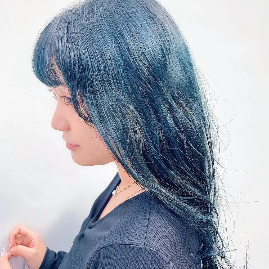 ミディアム カラー 中川 竜誠のヘアスタイル