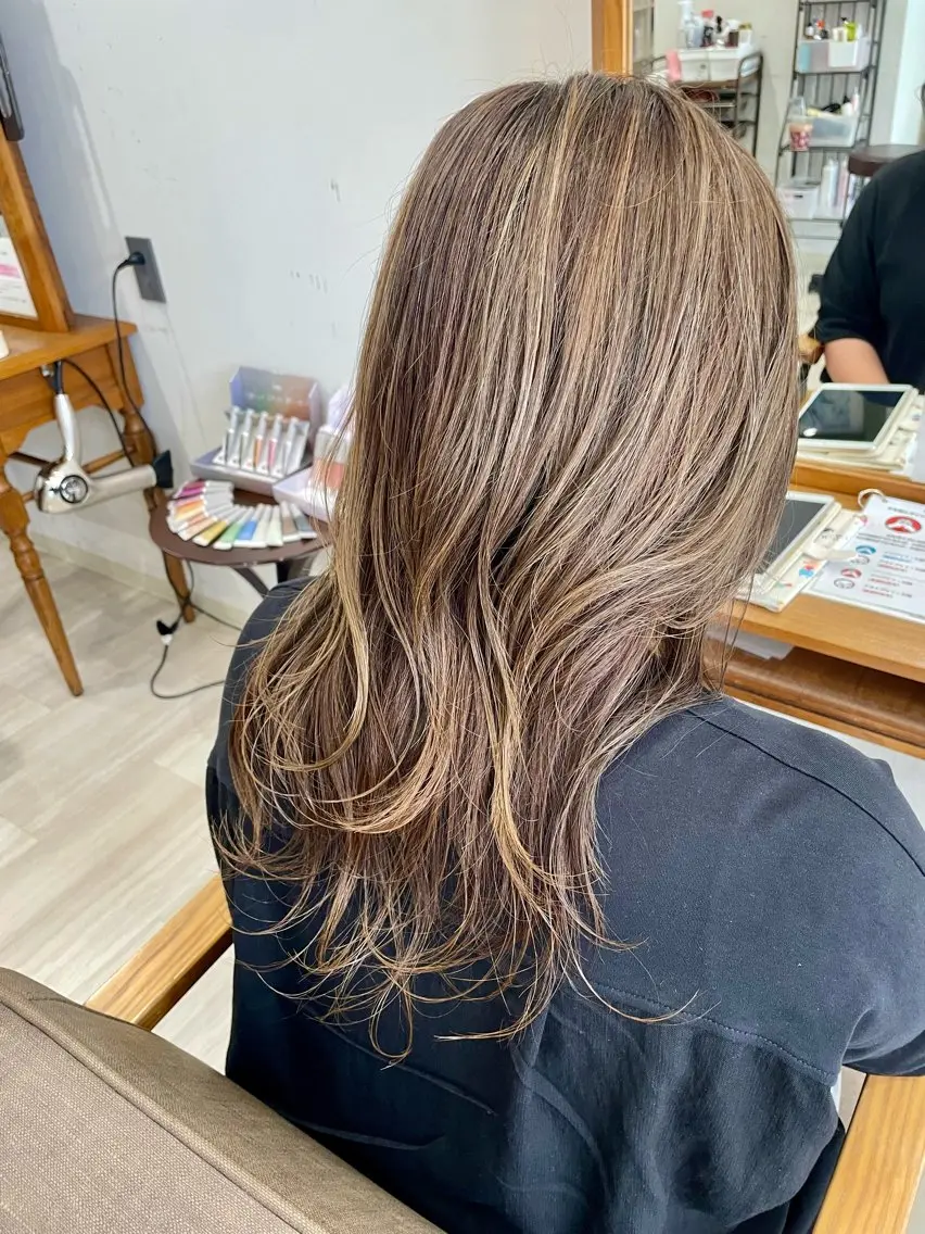 ロング ヘアカラー トリートメント 🌷岸 麻衣🌷のヘアスタイル