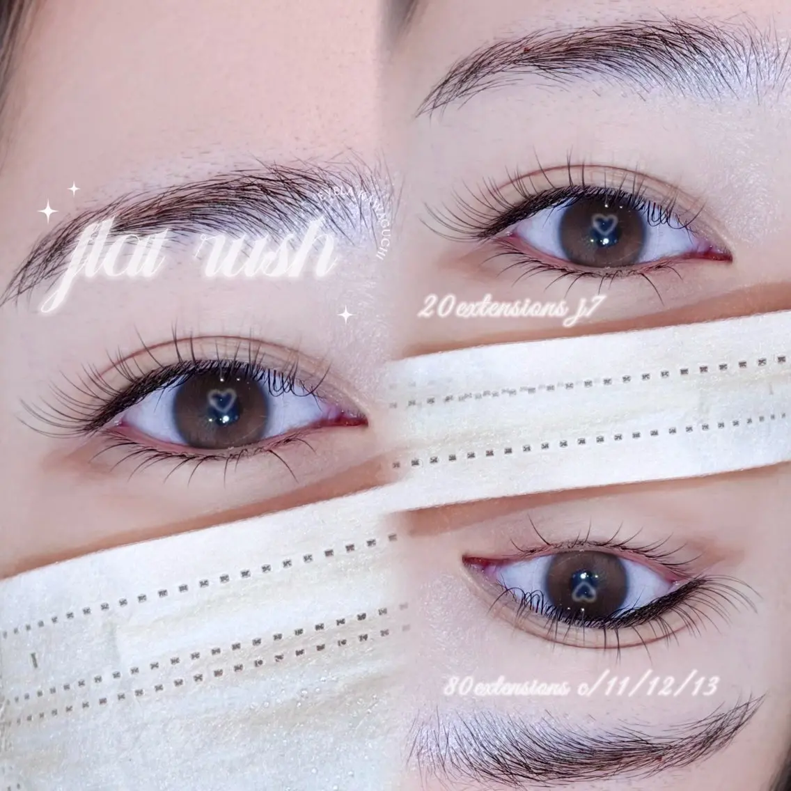 マツエク・マツパ フラットラッシュ EYELA 🎀遠山の眉毛・アイブロウイメージ