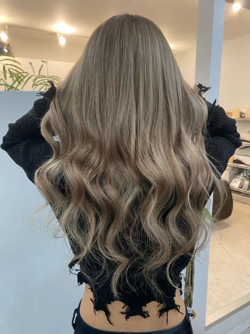 【当店初めての方限定】💎カラー×トリートメント×ダイヤモンド毛質60本​〜​の写真