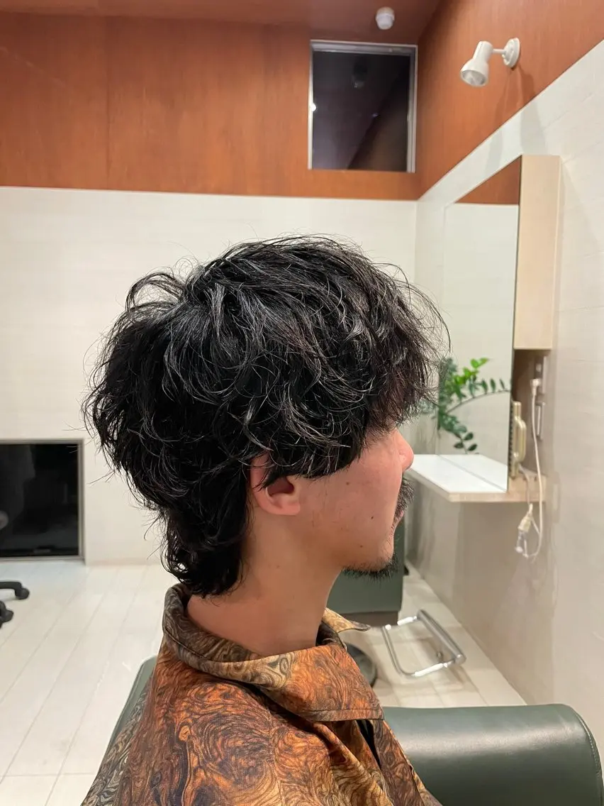 パーマ メンズ 大野 相貴のヘアスタイル