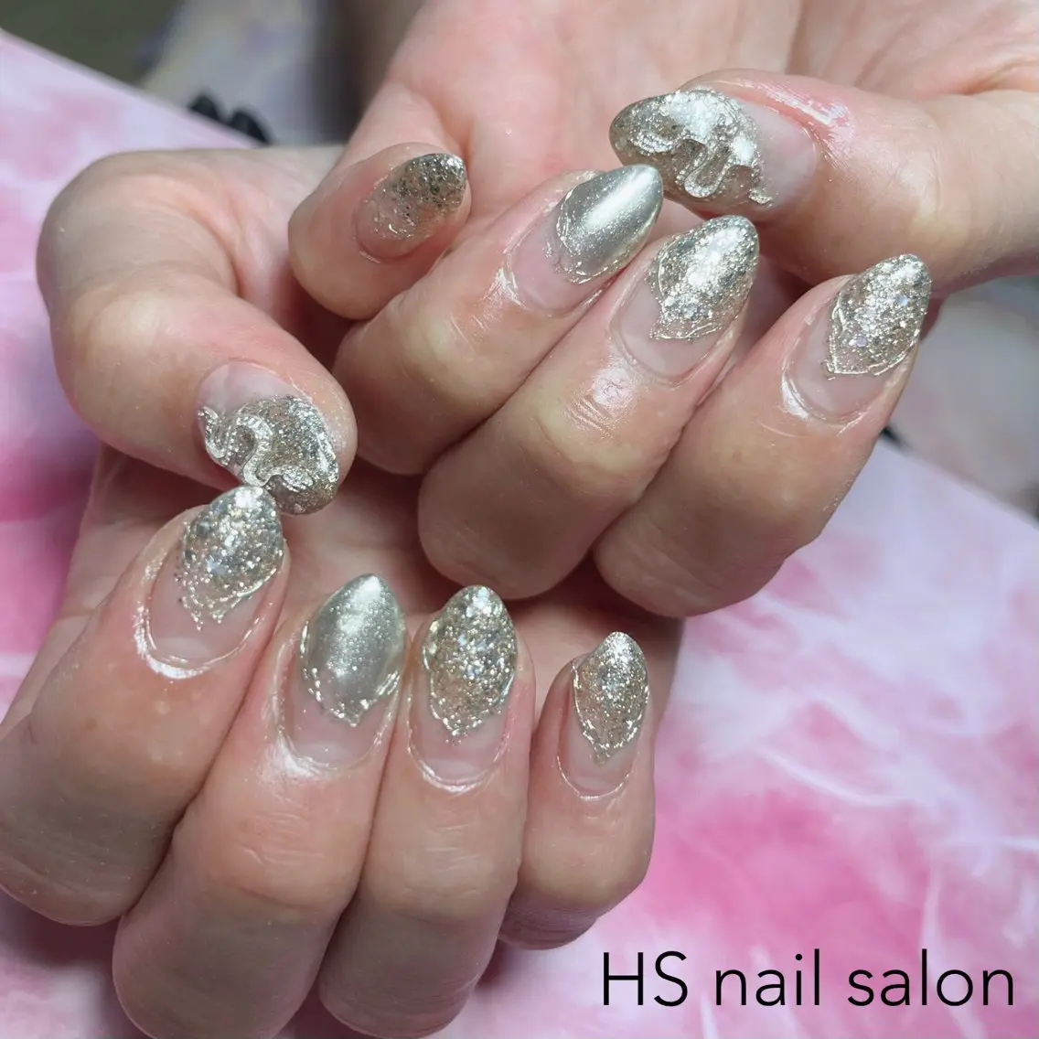 ミディアム ハンドネイル hs nail salonのネイルデザイン