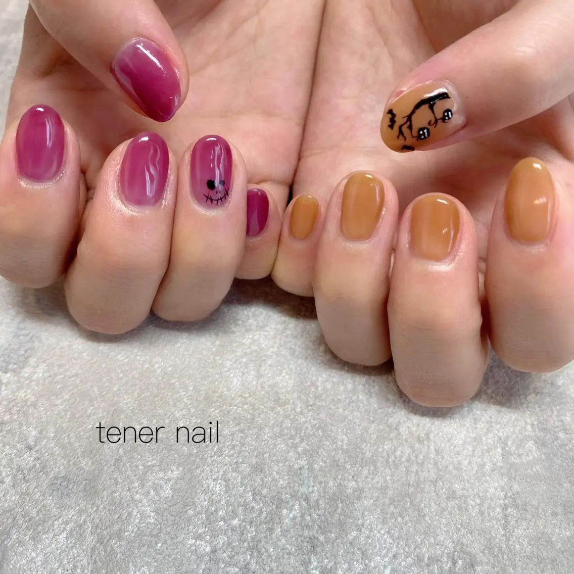 ネイル ハロウィン テネルネイル tener nailのネイルデザイン