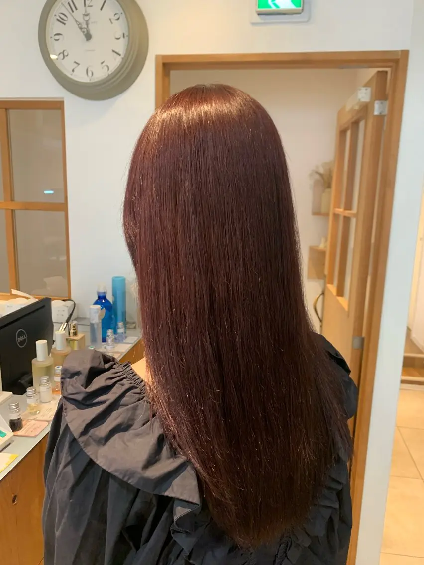ロング ヘアカラー 庄司 沙羅のヘアスタイル