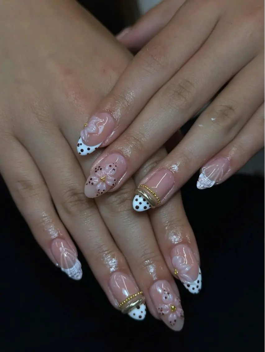 ネイル アートネイル フレンチネイル ジェルネイル 韓国ネイル マグネットネイル HAPPI NAIL 大国町のネイルデザイン