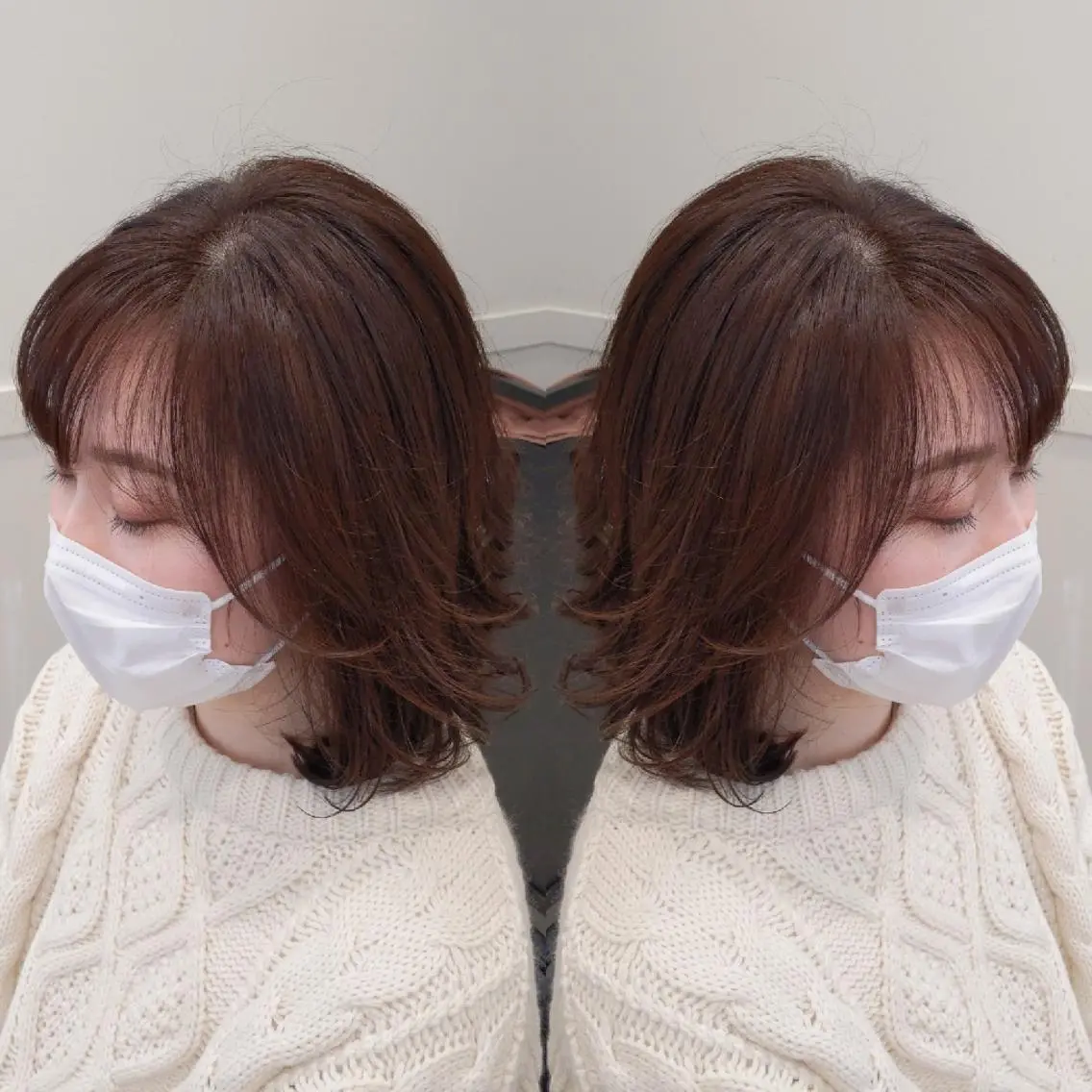 ミディアム Yuka ∥ 深層筋 ×睡眠改善ヘッドスパのヘアスタイル
