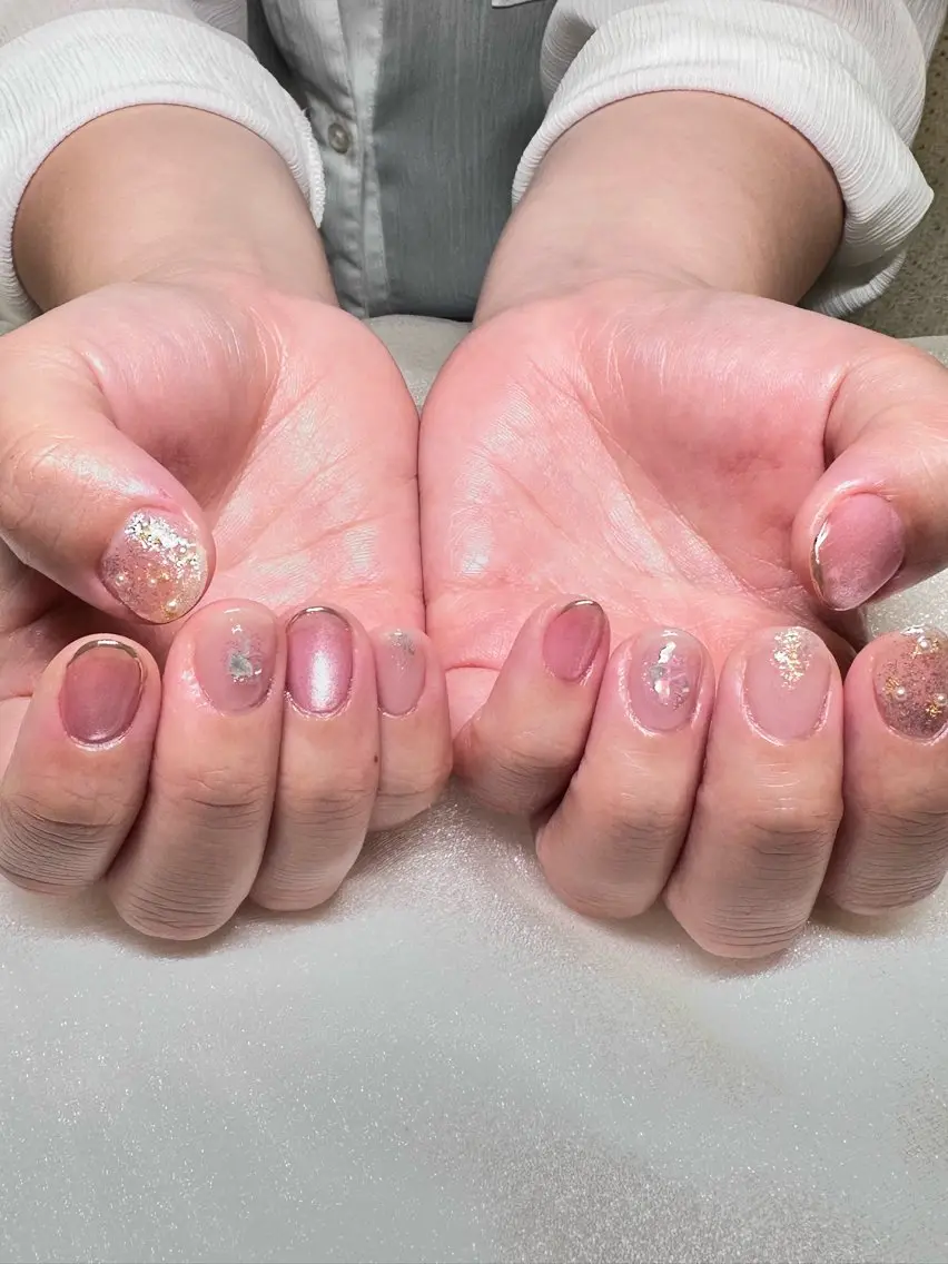 ネイル ハンドネイル 🦋Tink🦋 asukaのネイルデザイン